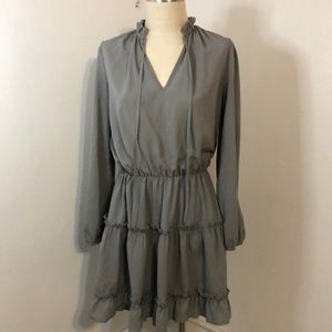 Cute gray polyester dress size Med.